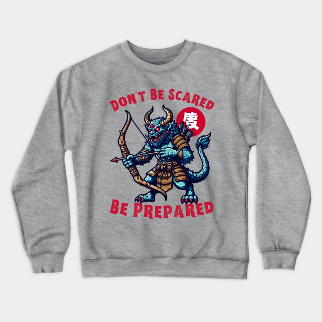 Hunting motivational demon Crewneck Sweatshirt by Japanese Fever